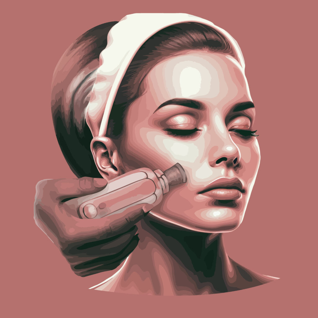 Hydrafacial Illustration